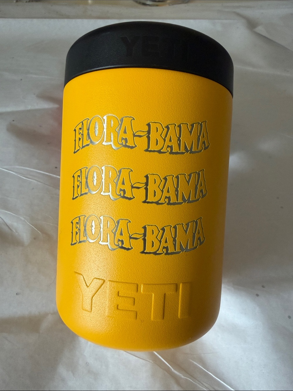 YETI Yellow Flora-Bama Can Colster 12 oz